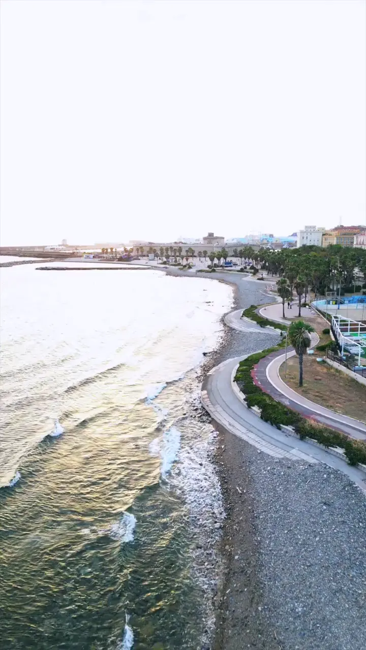La costa di Civitavecchia e Forte Michelangelo